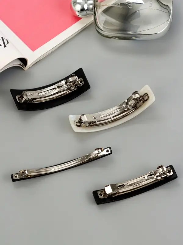 Заколка - автомат для волос «Беверли», набор 4 шт., 8 см, 8.5 см, 9 см, 10.5 см Заколка - автомат для волос «Беверли», набор 4 шт., 8 см, 8.5 см, 9 см, 10.5 см