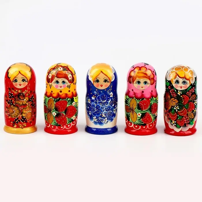 Матрёшка 5 в 1 большая, МИКС Матрёшка 5 в 1 большая, МИКС