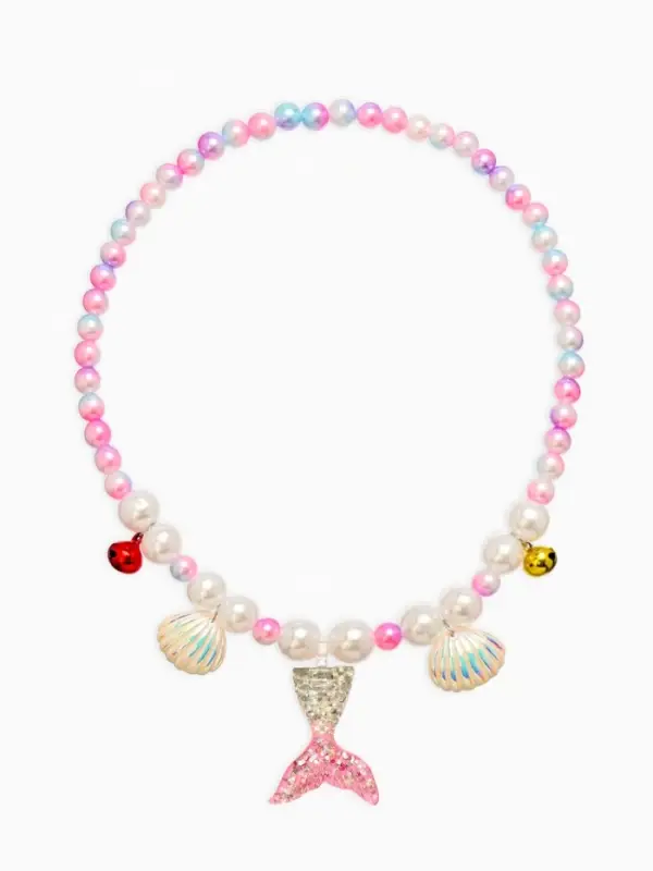 Набор детский «Выбражулька» русалочка, 4 пред :клипсы, кольцо, браслет, бусы, бело-розовый 1087536 Набор детский «Выбражулька» русалочка, 4 пред :клипсы, кольцо, браслет, бусы, бело-розовый 1087536