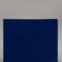 Пакет подарочный ламинированный горизонтальный "Синий", XL 49 &times; 40 &times; 19 см