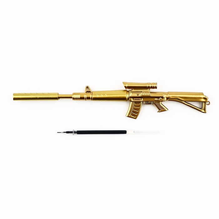 Ручка пистолет Ручка пистолет "Настоящему герою. 23 февраля", пластик, на подложке