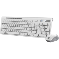Набор клавиатура+мышь Genius SlimStar 8230, беспроводной, белый
