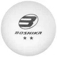 Мяч для настольного тенниса BOSHIKA Championship 2**, ABS, цвет белый