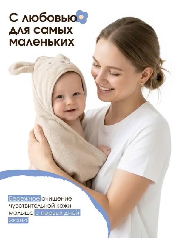 Детский гель для подмывания &laquo;Зверята&raquo;, с экстрактом ромашки, 250 мл, ULAB