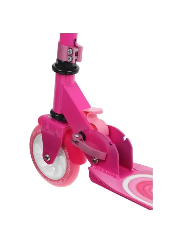 Самокат городской GRAFFITI Comfort 120, складной, колёса PU 120 мм, ABEC 7 Carbon, розовый