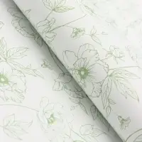 Пленка для цветов, "Букет цветов", зелёная, 57х57 см