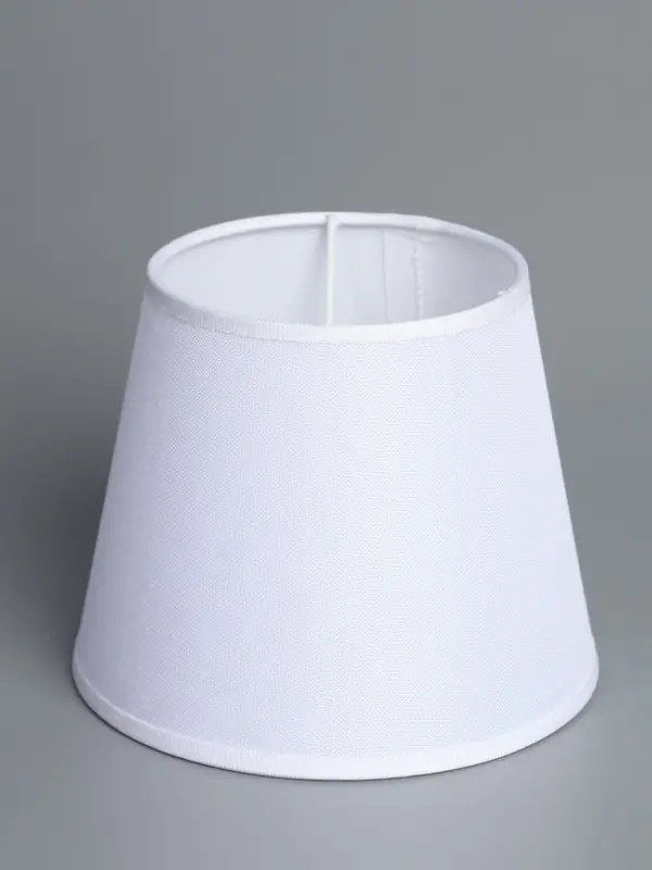 Абажур BayerLux &laquo;Лён&raquo;, E27 или E14, белый, 16&times;16&times;13 см
