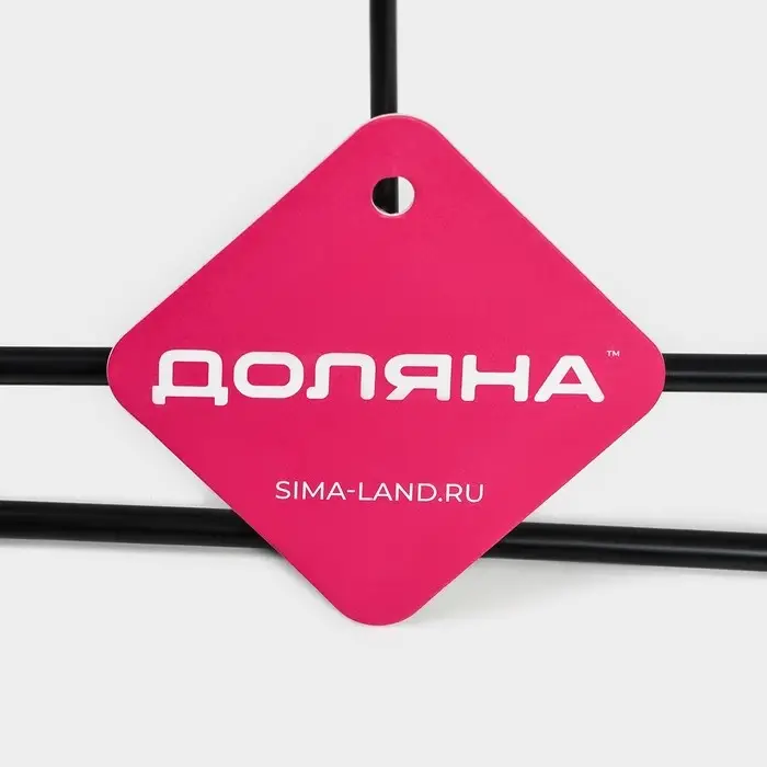 Держатель для бутылок Доляна, подвесной, металл, 32.5&times;31.5&times;13 см, чёрный