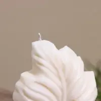 Свеча фигурная формовая &laquo;Лист&raquo;, 10&times;3&times;15 см, парафин, МИКС