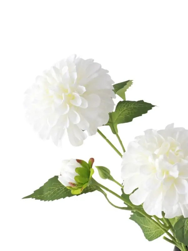 Цветы искусственные &laquo;Хризантема Бранхил черри&raquo;, d=9 см, h=49 см, белые