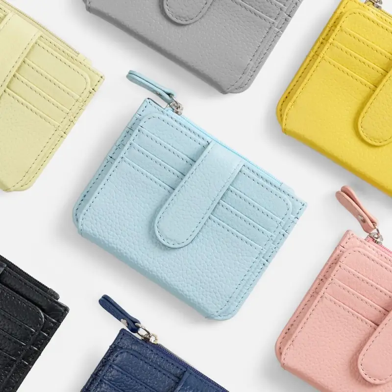 Картхолдер на молнии Unison, серый Картхолдер на молнии Unison, серый