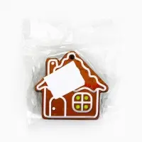 Ёлочная игрушка деревянная &laquo;Новый год: домик&raquo;, набор 10 шт.