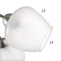 Люстра 1085/5SL 40Вт Е27 серебро 60х60х24 см BayerLux