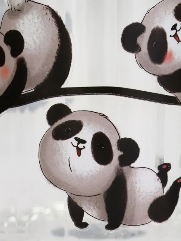 Кружка стеклянная «Панды», 650 мл