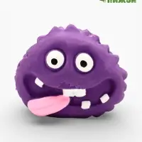 Пищащая игрушка для собак &laquo;Монстр&raquo;, 7&times;5.5 см, латекс, фиолетовая