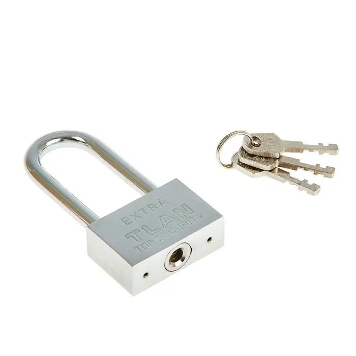 Замок навесной, тип 6, 6&times;50 мм, длинная дужка