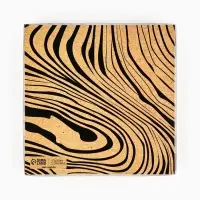 Коробка для печенья, кондитерская упаковка с пластиковой крышкой, &laquo;Для настоящего мужчины&raquo;, 18&times;18&times;3 см