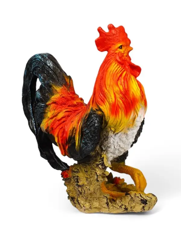 Садовая фигура из полистоуна &laquo;Петух андалузский&raquo;, 42&times;20&times;38 см
