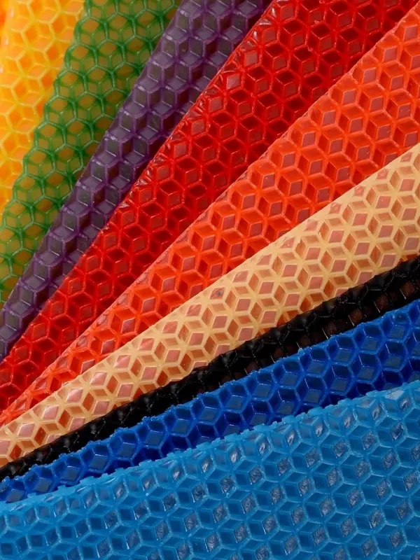 Вощина цветная для создания свечей, 10 цветов + фитиль