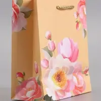 Пакет подарочный ламинированый "Душевная радость" 11,5 х 14,5 х 6,5 см