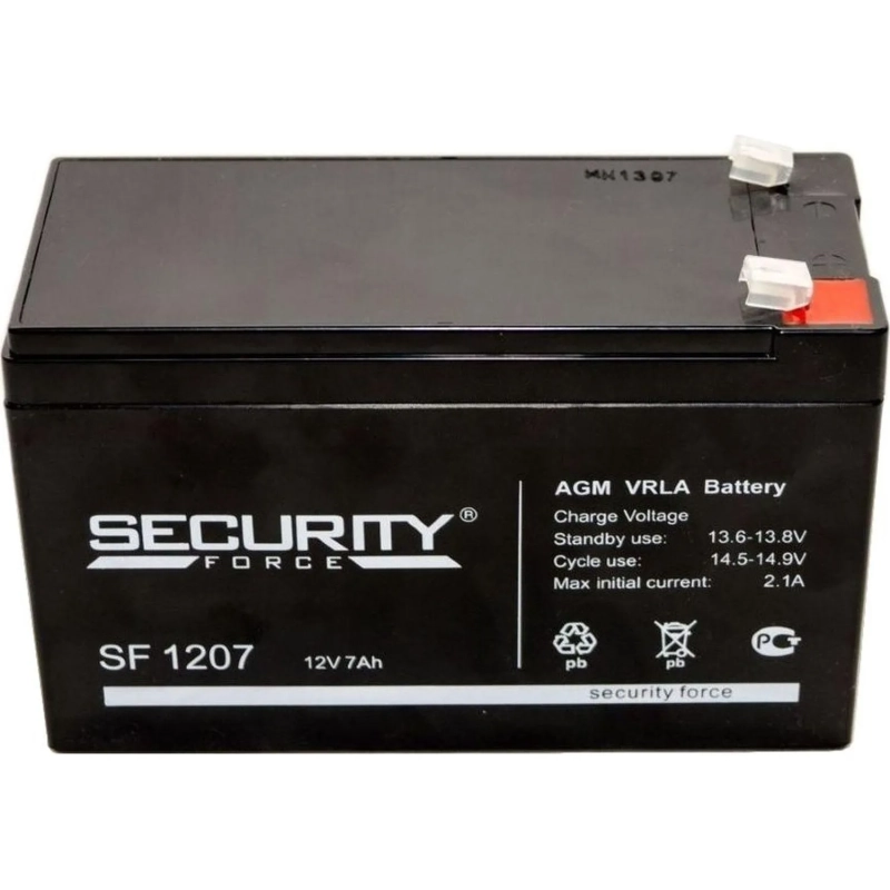 Батарея для ИБП Security Force SF 1207 12 В 7 Ач