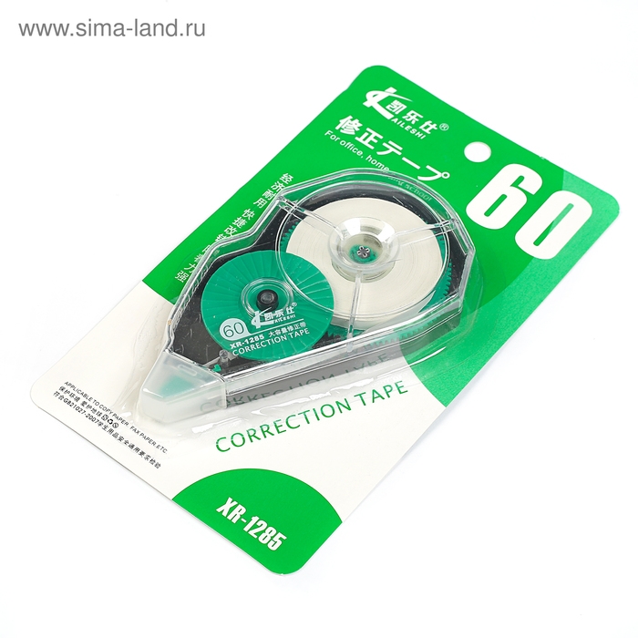Корректор-лента Корректор-лента "Супер - длина" 60 м х 5 мм, корпус МИКС