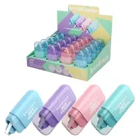 Корректирующая лента 5 мм &times; 6 м, ErichKrause JOY Pastel, компактный размер, защитный колпачок, микс (цена за 1 шт.)