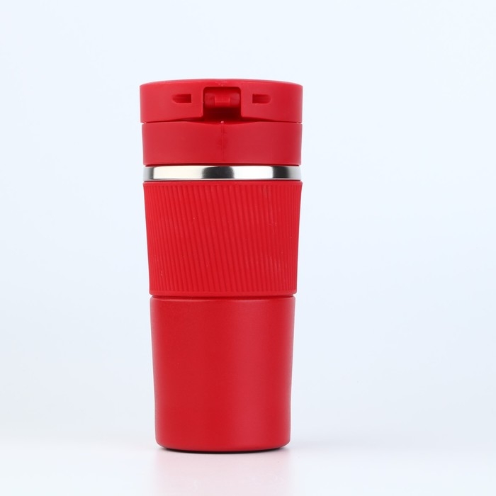 Термостакан с кнопкой  Термостакан с кнопкой "Новый год загружается", 380 мл