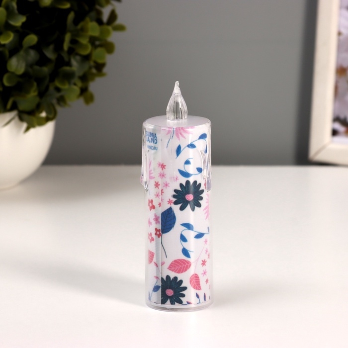 Ночник Ночник "Свеча" (Ты прекрасна) 3хLR1130 3,8х3,8х12см