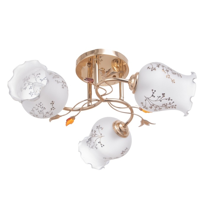 Люстра Люстра "Дикс" 3х40Вт Е27 Золото МОДЕЛЬ: 2612366