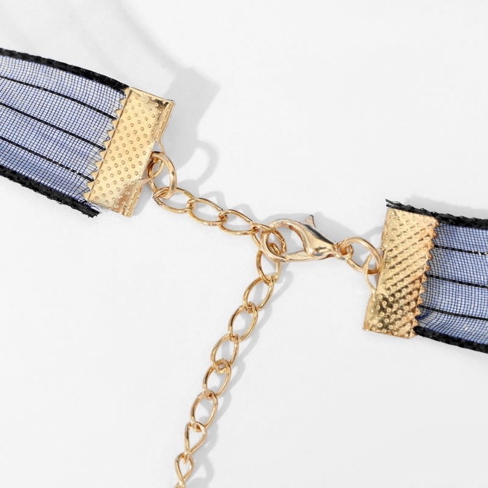 Чокер «Ассорти» плетение, (набор 5 шт.), цвет чёрно-синий, L=30,5 см Чокер «Ассорти» плетение, (набор 5 шт.), цвет чёрно-синий, L=30,5 см