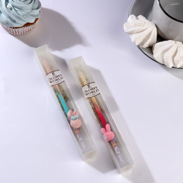 Свеча в торт Свеча в торт "Заячьи ушки", 14,5 см, МИКС