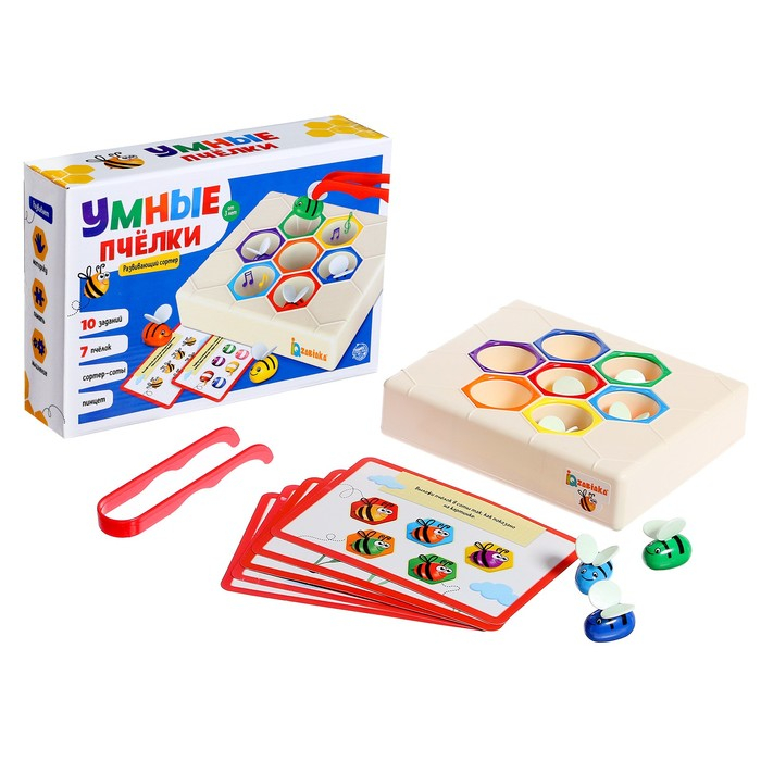 Развивающий набор «Умные пчёлки», сортер, звуковые эффекты Развивающий набор «Умные пчёлки», сортер, звуковые эффекты