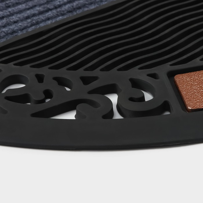 Коврик придверный Доляна Welcome, полукруглый, 50×80 см, цвет МИКС Коврик придверный Доляна Welcome, полукруглый, 50×80 см, цвет МИКС