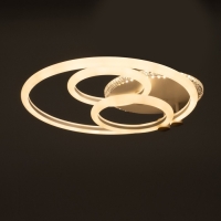 Люстра с ПДУ 1914/3 LED 84Вт диммер белый 42х40х12 см BayerLux