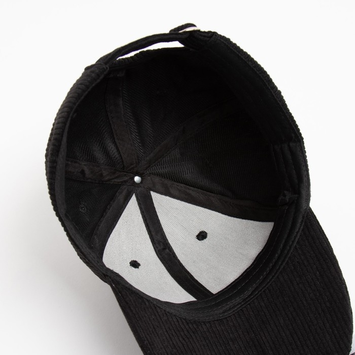 Бейсболка мужская MINAKU, цвет чёрный, размер 56-58 Бейсболка мужская MINAKU, цвет чёрный, размер 56-58