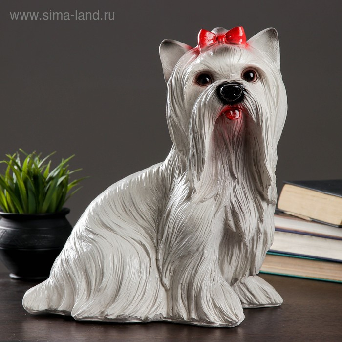 Копилка Копилка "Йоркширский терьер сидя" 30х21х35см