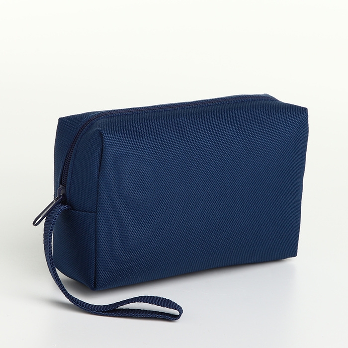 Косметичка на молнии, цвет синий Косметичка на молнии, цвет синий