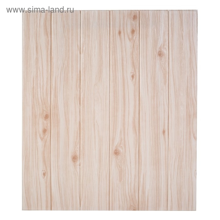 Самоклеящаяся ПВХ панель Самоклеящаяся ПВХ панель "Светлое дерево" 60*70см