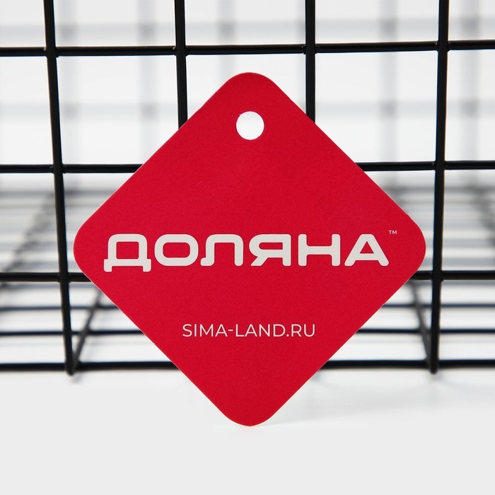 Корзина для хранения Доляна «Эрин», 36×27×14 см, цвет чёрный Корзина для хранения Доляна «Эрин», 36×27×14 см, цвет чёрный