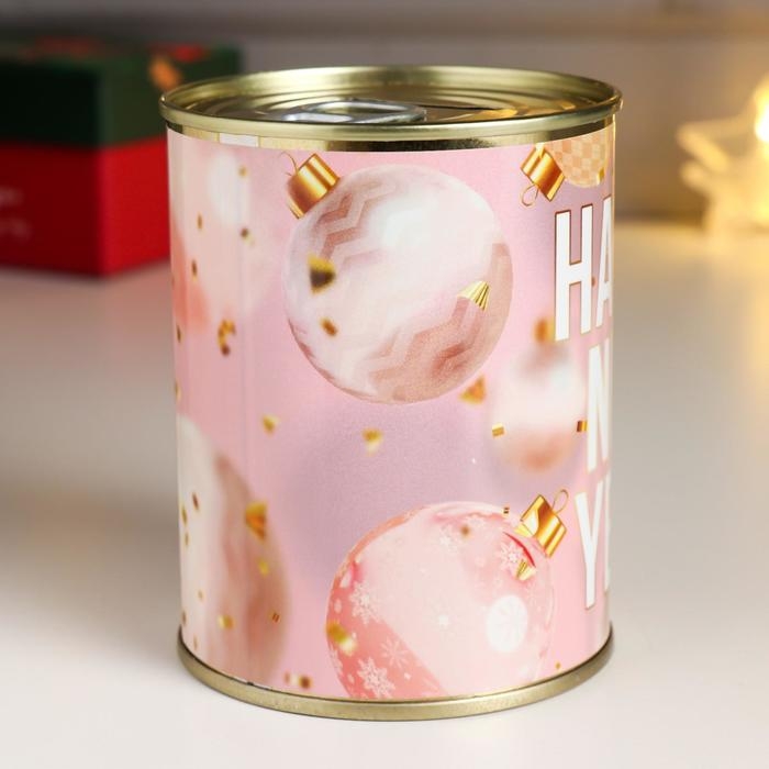 Копилка-подарок металл  Копилка-подарок металл "Happy New Year"