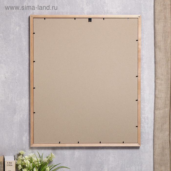 Фоторамка сосна с20 махагон 50х60 см (пластиковый экран) Фоторамка сосна с20 махагон 50х60 см (пластиковый экран)
