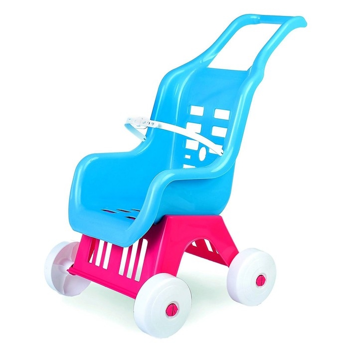 Коляска для кукол, цвет бирюзовый Коляска для кукол, цвет бирюзовый