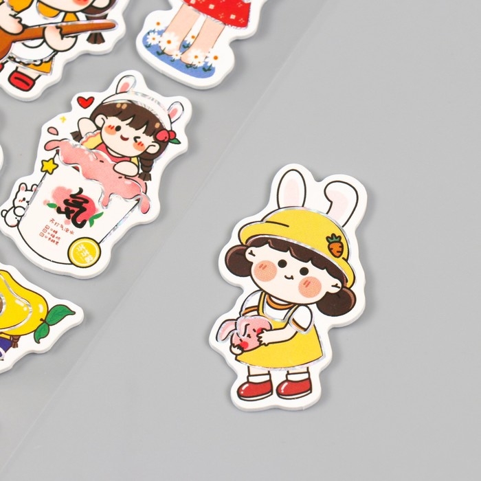 Наклейки для творчества бумага Наклейки для творчества бумага "Няша" 15х30 см