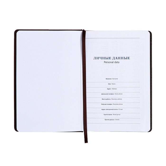 Ежедневник недатированный, А5, 140л, клетка, обл.кожзам, с хлястиком, Стайл, синий Ежедневник недатированный, А5, 140л, клетка, обл.кожзам, с хлястиком, Стайл, синий