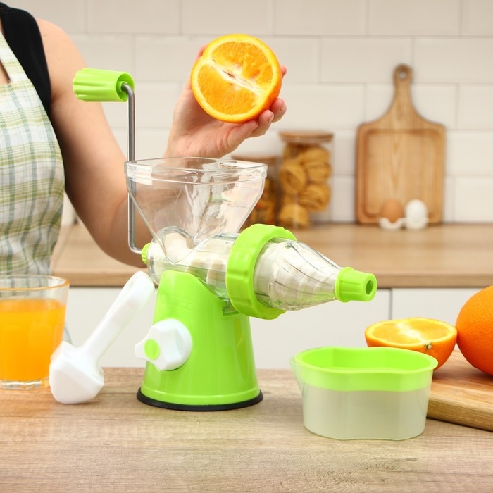Соковыжималка механическая Fresh, цвет зелёный Соковыжималка механическая Fresh, цвет зелёный