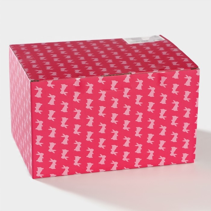 Конфетница Доляна «Зайка», 19,5×16,5×12,5 см, цвет голубой Конфетница Доляна «Зайка», 19,5×16,5×12,5 см, цвет голубой