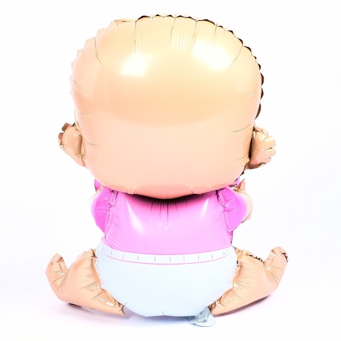 Шар фольгированный 36 Шар фольгированный 36" «Улыбающаяся малышка с соской. Девочка», под воздух