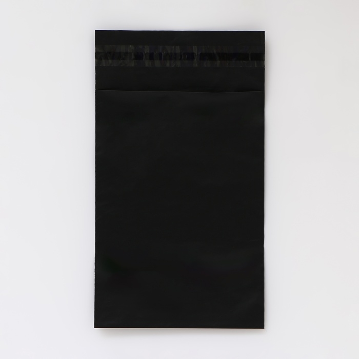 Курьерский пакет с клеевым клапаном , черный 16 х 22 + 4 см, 50 шт Курьерский пакет с клеевым клапаном , черный 16 х 22 + 4 см, 50 шт