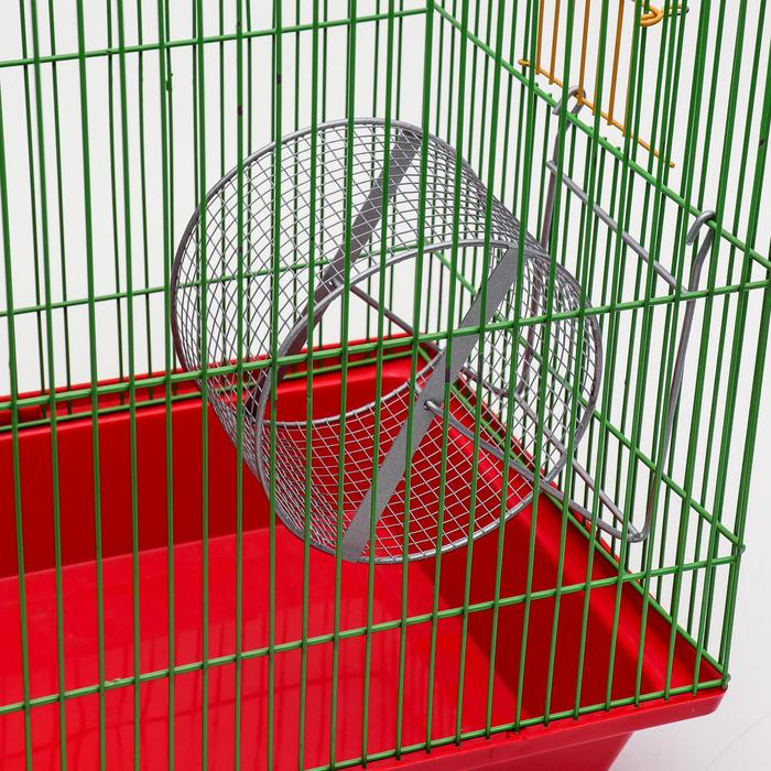 Колесо для грызунов металлическое, сетчатое, 14 см, хром Колесо для грызунов металлическое, сетчатое, 14 см, хром